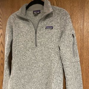 Patagonia Grey Womens Jacket / Sweatshirt / Quarter Zip